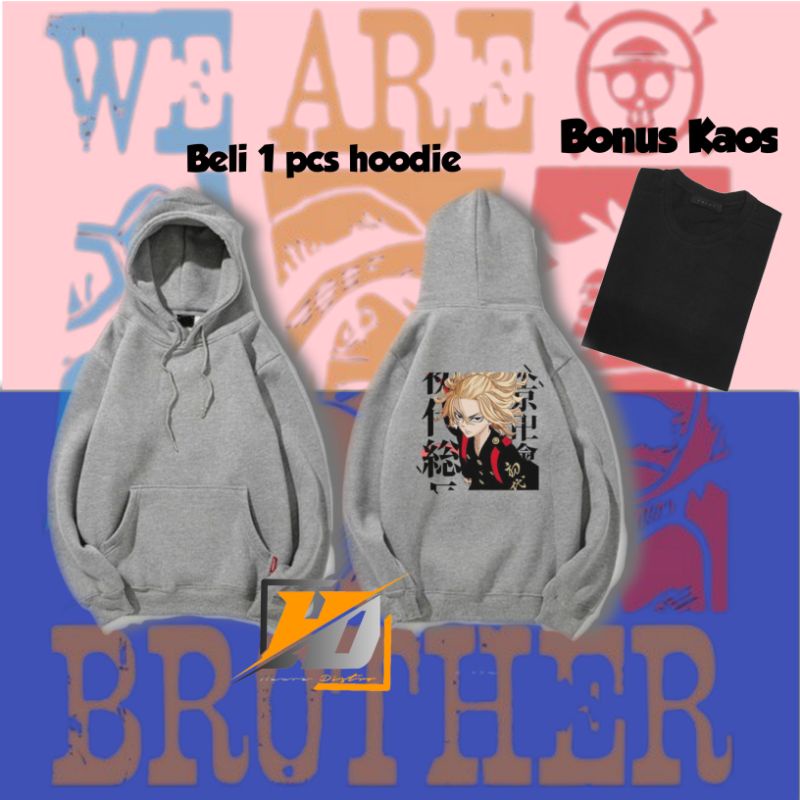 Hoodie anak anime Tokyo Revengers Mikey/jaket Mikey Tokyo Revengers
