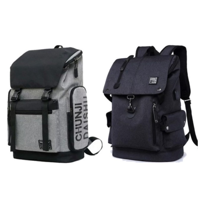 RANSEL CHUNJI VS BOMBER - Tas Ransel Backpack Wanita Pria A