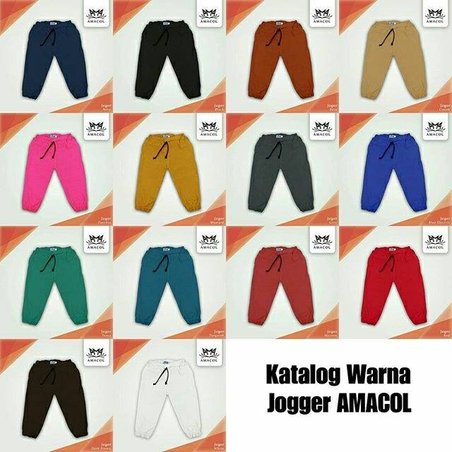 AMACOL - Celana Jogger Anak Amacol / Celana Panjang Anak Laki Laki / Pakaian Anak Laki Laki