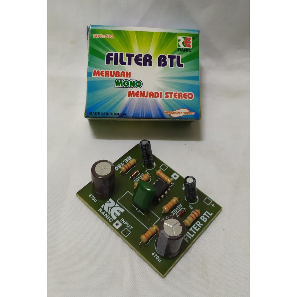 Kit Filter BTL Merubah Mono Menjadi Stereo Ranic Type-591