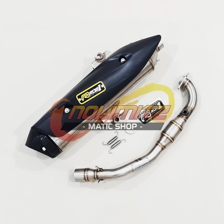 Knalpot Standar Racing ROB1 Power Boom Honda PCX Vario 160