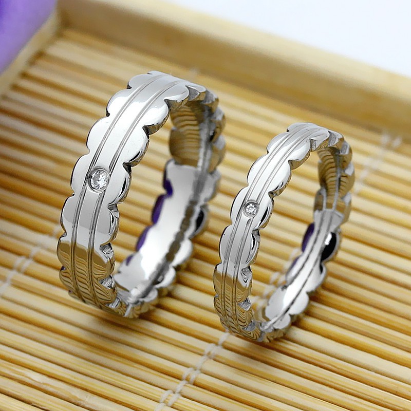 [New Product] Cincin Couple / Tunangan / Nikah / Pasangan / Titanium Cocok untuk hadiah C092