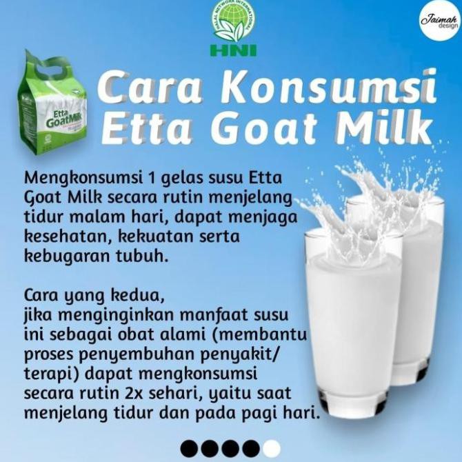 

Best Quality Original Etta Goat Milk (Susu Kambing) Hni Hpai