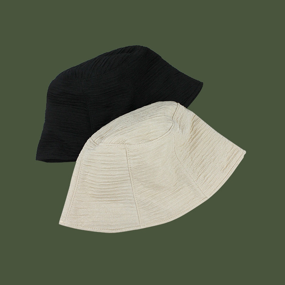 Topi Nelayan Tipis Warna Hitam Putih