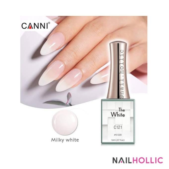 Sale 16Ml Canni Milk White Translucent Gel Nail Polish. Kutek Putih Susu / CAT KUKU KECANTIKAN KESEH