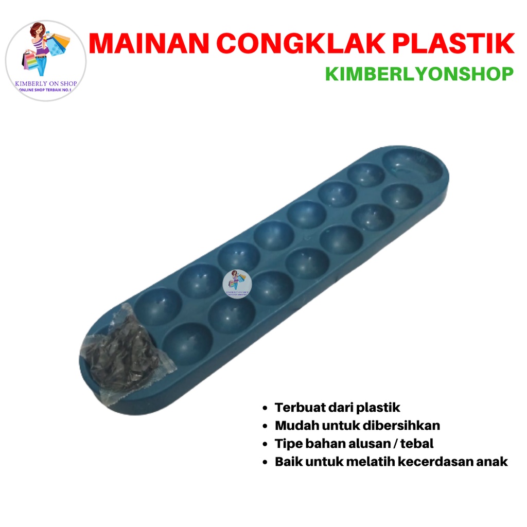 Mainan Anak Congklak Mainan Dakon Plastik Besar Mainan Tradisional