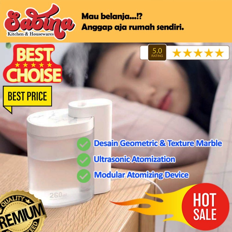 Humidifier Purifier Diffuser Pelembab Pembersih Udara USB 260ml XMI