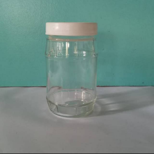 Toples / Jar Kaca 330ml Morin Lengkap Dengan Tutup Plastik