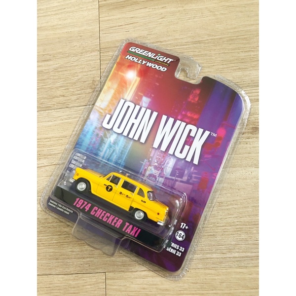 Greenlight JOHN WICK CHECKER TAXI 1974