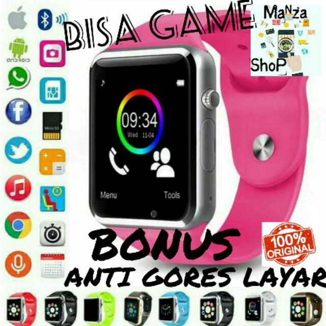 Jam Hp Anak Perempuan Laki-laki Jam Tangan Hp Smartwatch bisa Game Telpon Sms Internet Camera Musik