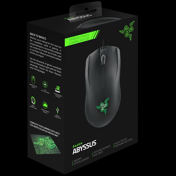 Razer Abyssus 2014 Ambidextrous Gaming Mouse