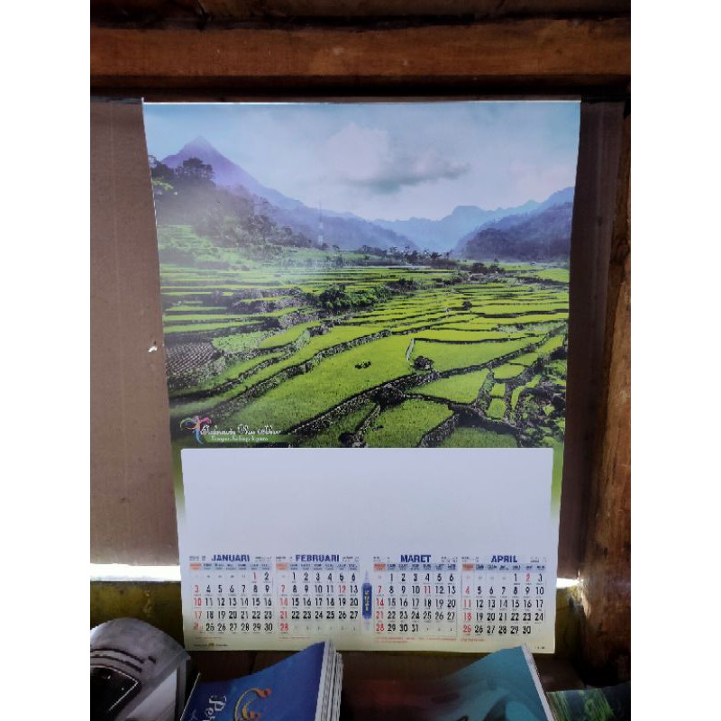 Kalender dinding caturwulan 2021 / Kalender Dinding / Indonesia nan subur