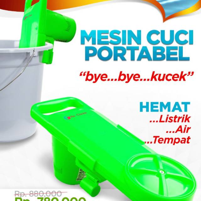 Reclean Mesin cuci portabel