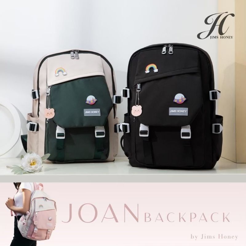 JIMS HONEY JOAN BACKPACK Tas Ransel Besar Unsex Pria Wanita Muat Laptop anti air