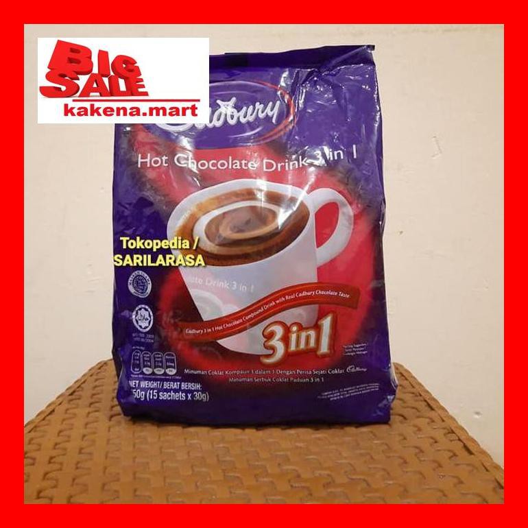

Kak8Vitxd Eceran Termurah!! Cadbury Hot Chocolate Drink / 15 saset S50K50A