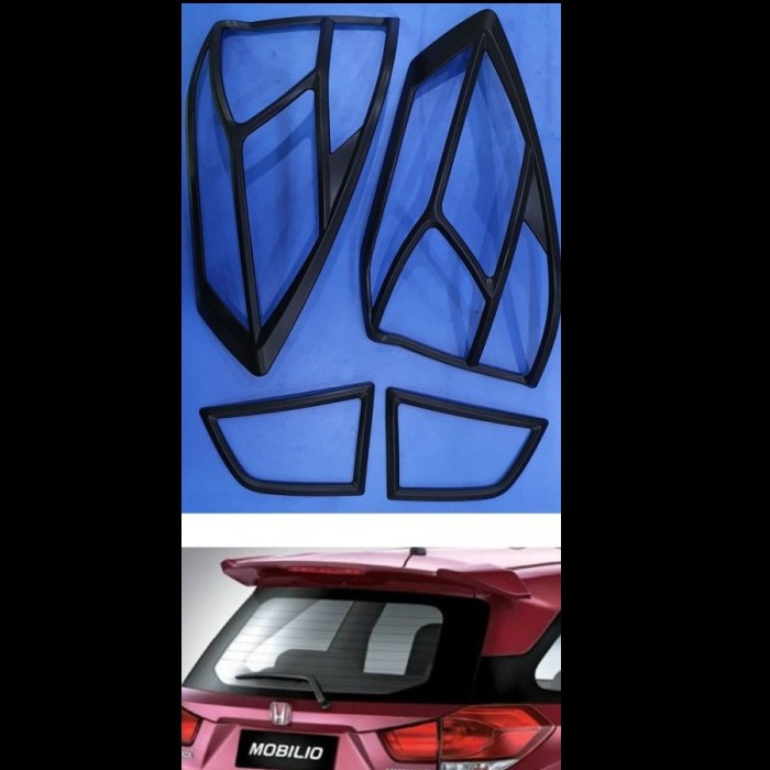 Tail Lamp Garnish / Garnish Belakang Mobilio 2018 - 2020 Hitam