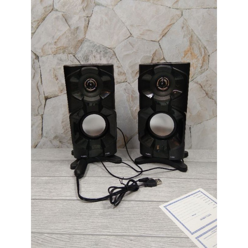 speaker USB fleco f-026 terbaru/Speaker komputer/laptop/HP/speaker USB