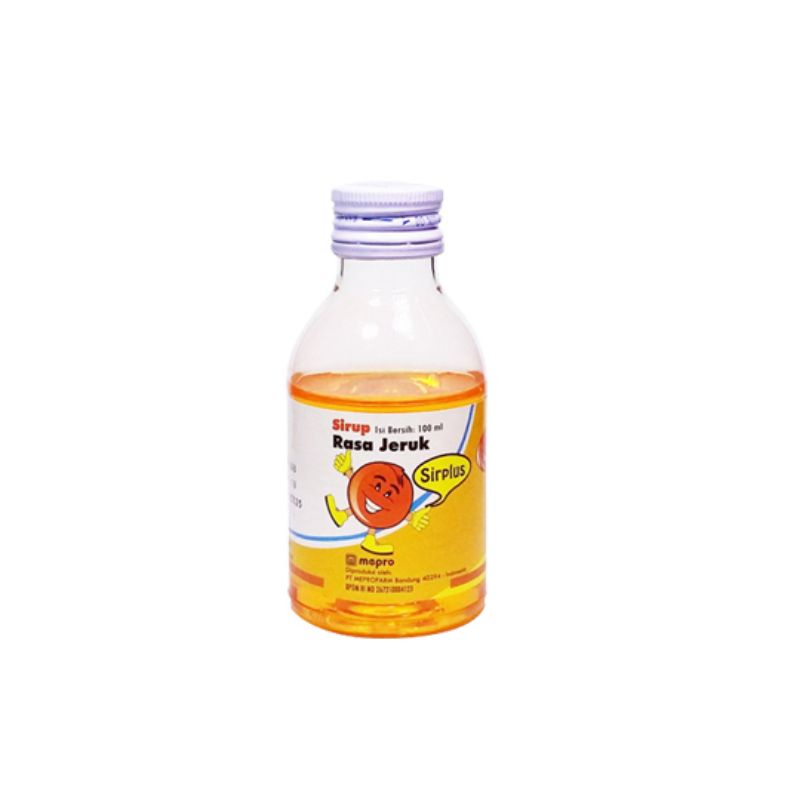 SIRPLUS SIRUP RASA JERUK 100 ML