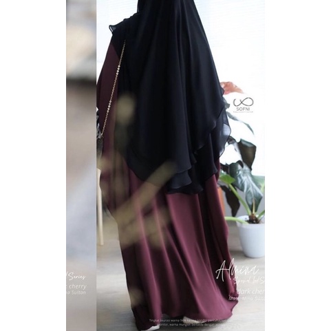 Preloved French Khimar Almina Jumbo bysofni