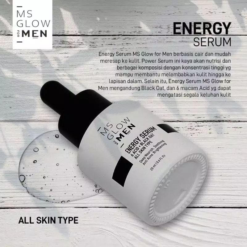 Ms Glow For Men Energy Serum