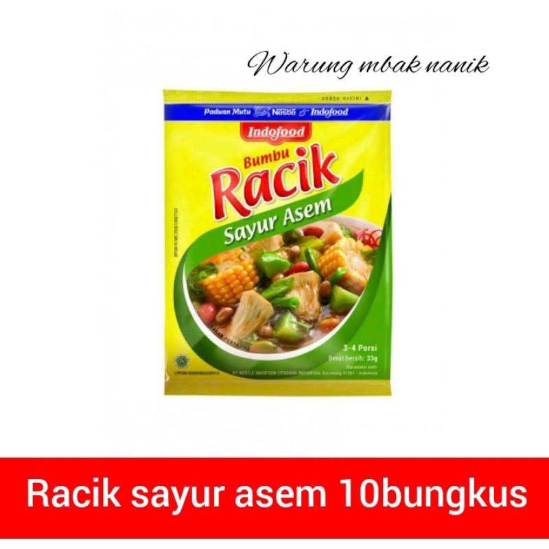 

Indofood Bumbu Racik Sayur asem isi 10 bungkus