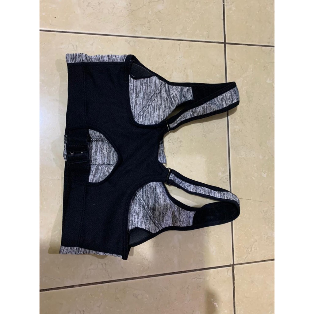 [ORI] BRA SPORT RESLETING / ZIPPER DEPAN COCOK UNTUK GYM SENAM YOGA