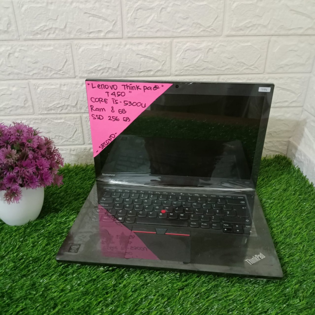 LENOVO THINKPAD T450 CORE I5-5300U RAM 8GB SSD 256GB 14 INCH