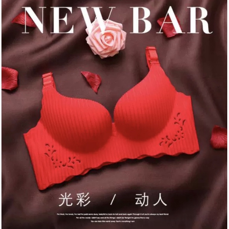 Bra Seamless (K-L8) Motif Liris busa normal tanpa kawat