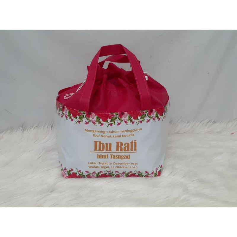 Tas Tahlilan Tas mengenang custom desain