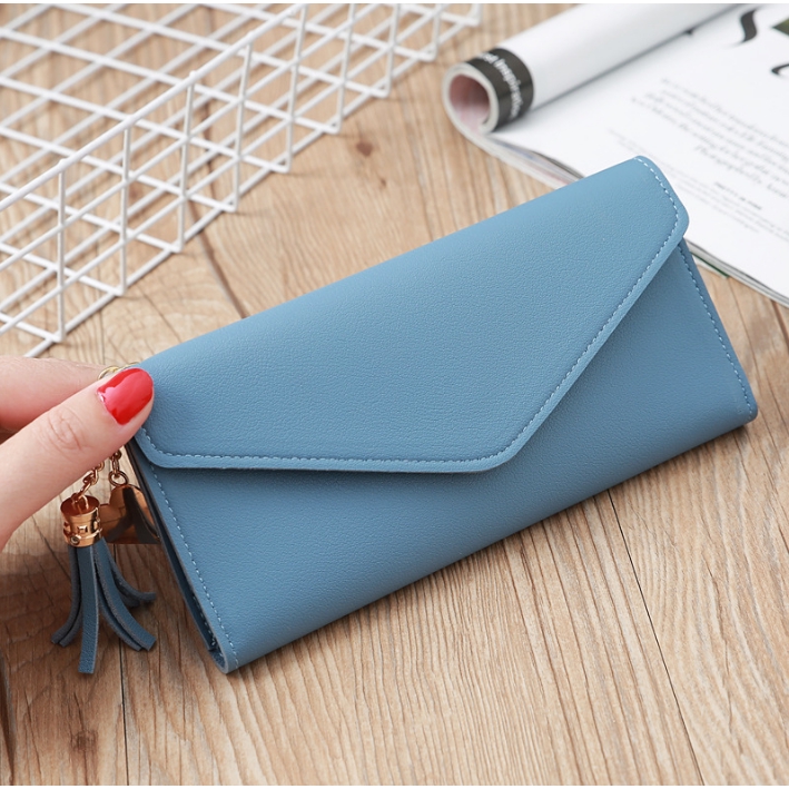 Dompet Wanita Fashion WD104 / Dompet Fashion Import-Biru
