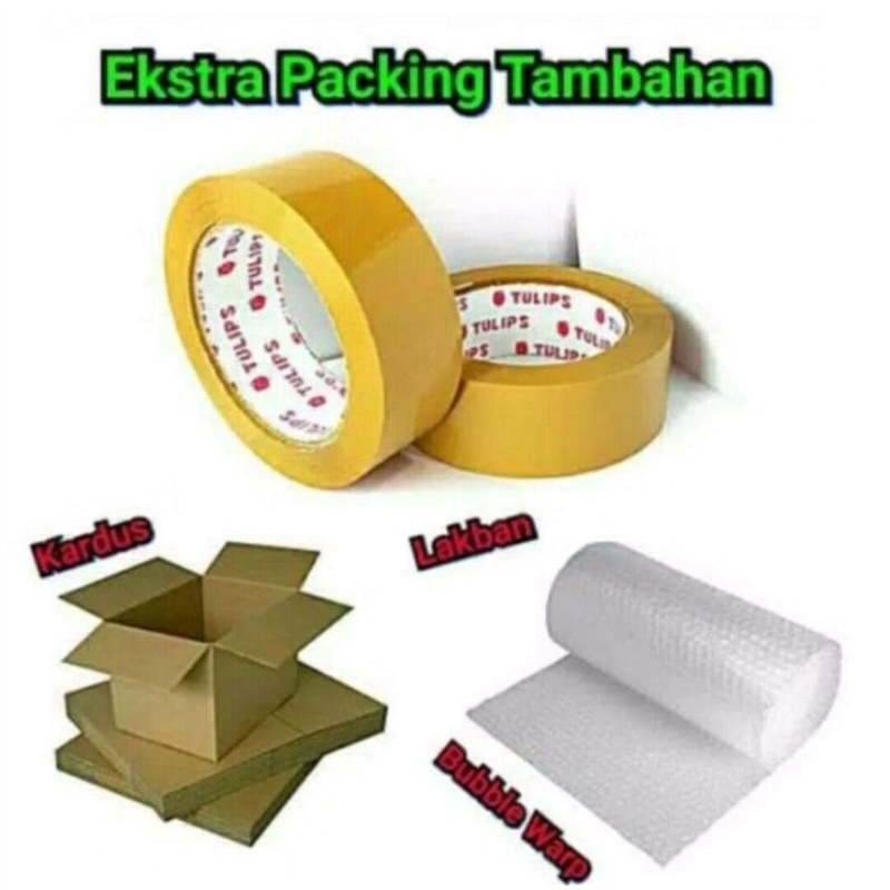 

Tambahan bubble wrap untuk pecking barang