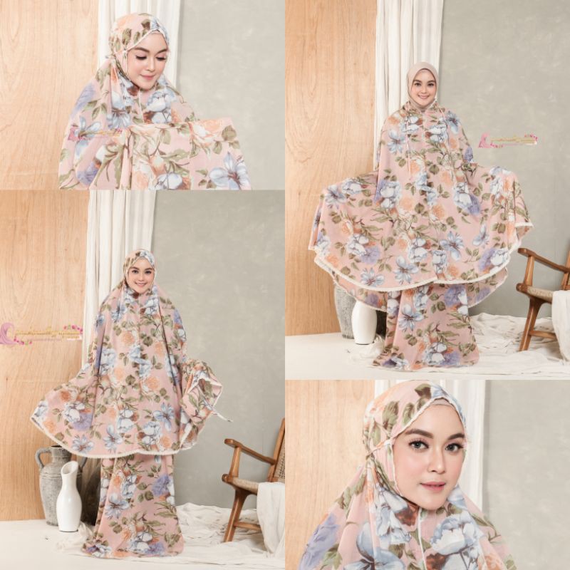 MUKENA MINI TRAVELLING 2in1 / MUKENA SILKY PREMIUM