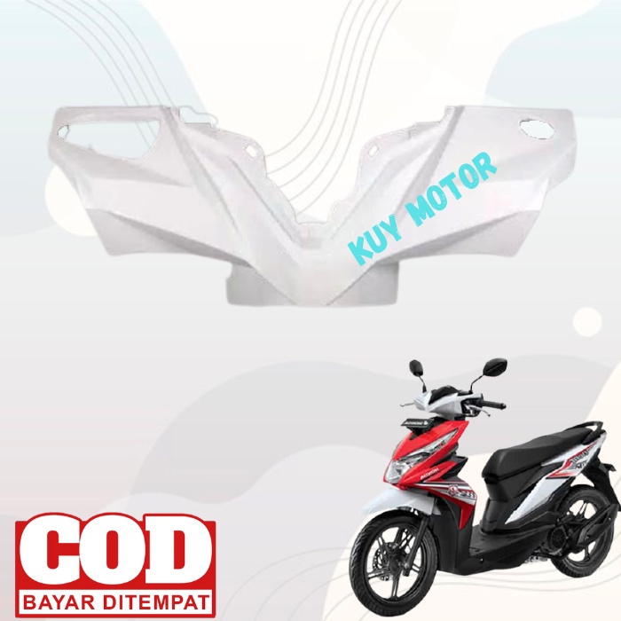 Batok Kepala Depan Motor Honda New BeAT Fi ESP Tahun 2016 2017 2018 2019 Warna Putih ori