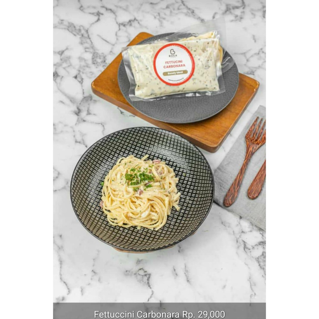 

BOGA KITCHEN Fettucini Carbonara l Premium Quality