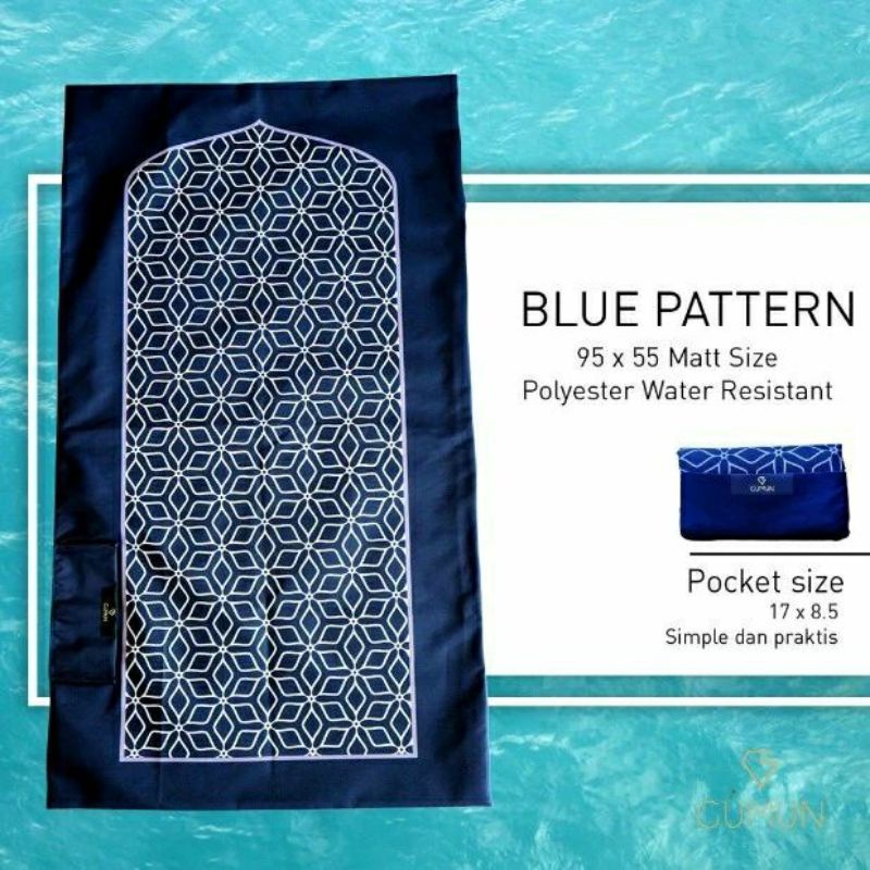 Sejadah gumun travel/sejadah traveling/waterproof/pocket dan praktis