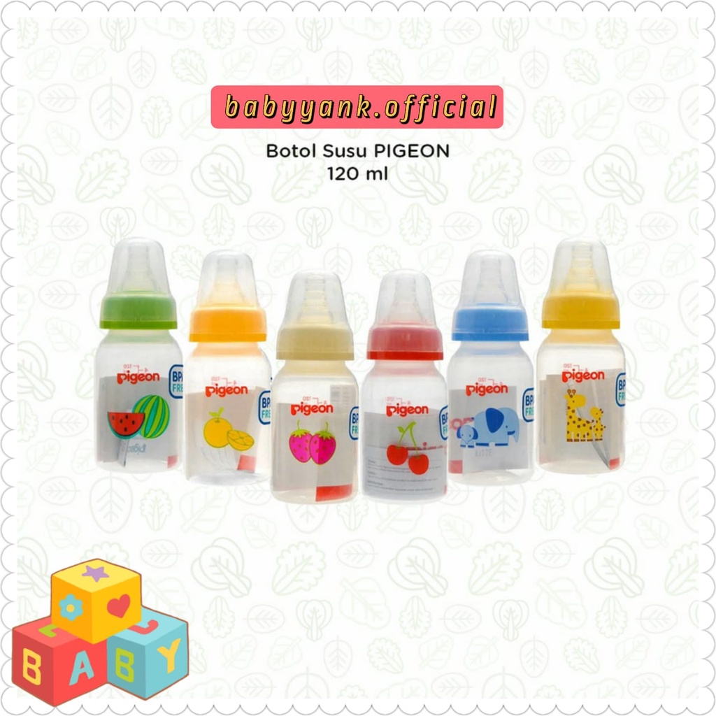 ♥BabyYank♥ PIGEON BOTOL SUSU 240ML 120ML 50ML - PIGEON BOTOL PP RP PERISTALTIC MM