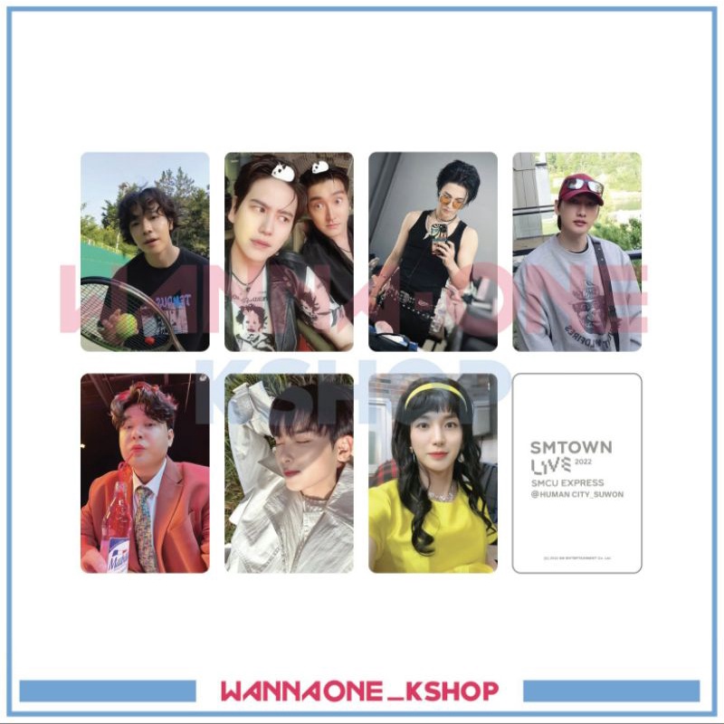 Photocard Super Junior SMTOWN live AR SMCU EXPRESS 2022