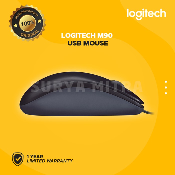 Mouse Logitech M90 Wired