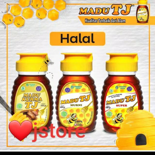 Madu TJ  murni Tresno joyo 250 gr