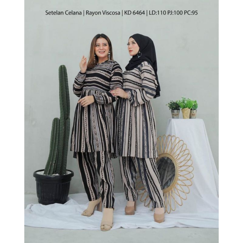 [REAL PICTURE] SETELAN CELANA RAYON VISCOSE TANAH ABANG PGMTA METRO GROSIR SUPPLIER KONVEKSI