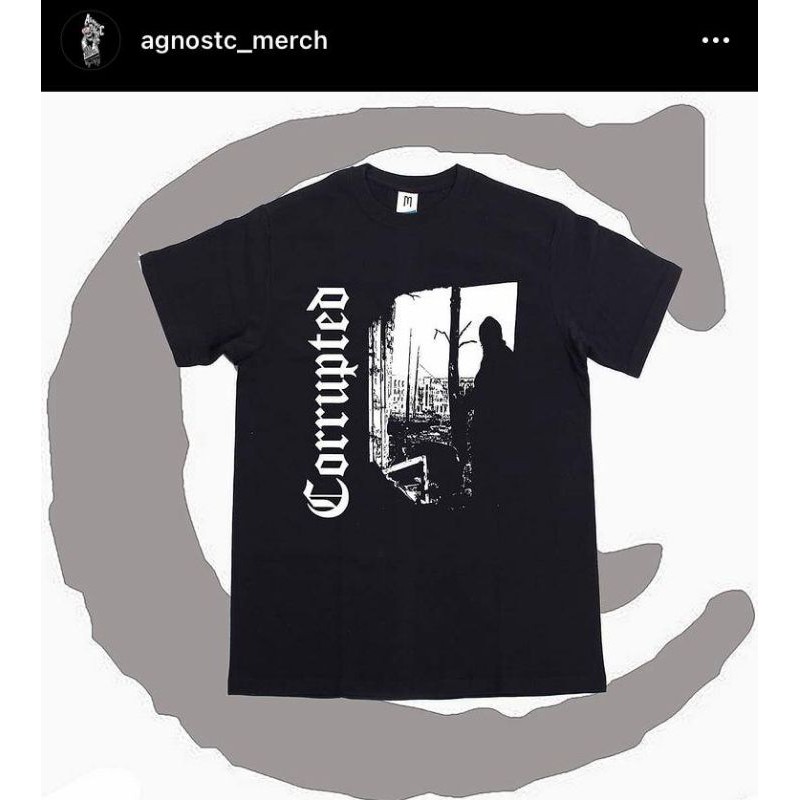 kaos band tshirt corrupted