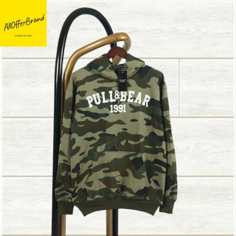 Sweater PULL & BEAR CAMO HIJAU EMBROID | Hodie PULL&BEAR ARMY PREMIUM | JAKET PNB ARMY