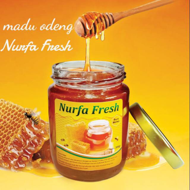 

MADU MURNI NURFA FRESH 300 GRAM/MADU SEHAT ALAMI/MINUMAN KESEHATAN ALAMI/MADU MURNI/MADU ASLI