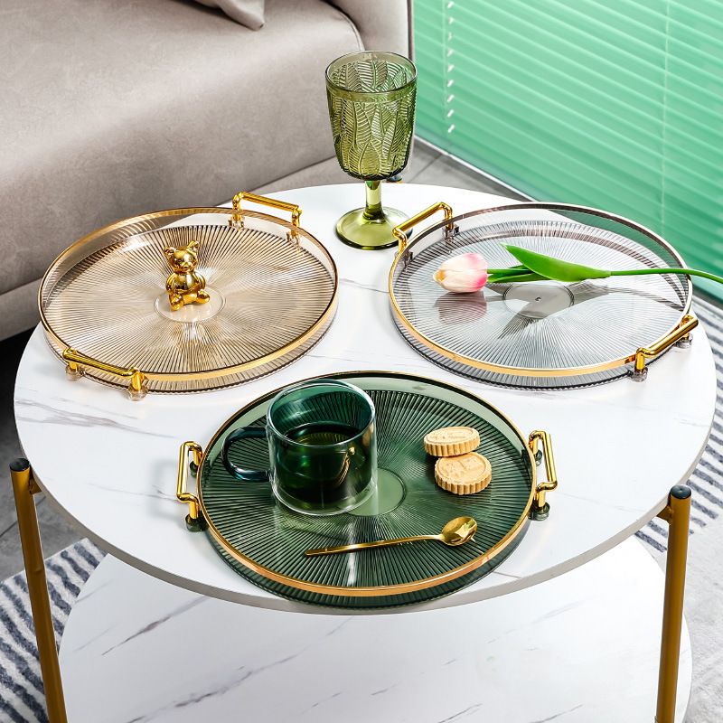 Tray transparan / nampan transparan / luxury tray / dekorasi tray