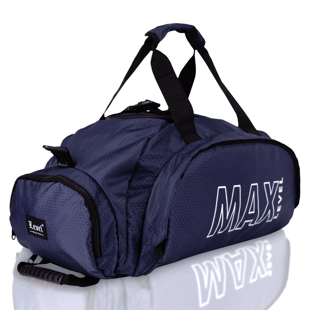 Lovilevel - Tas Maxlevel Premium Gym Fitness Duffel Bag Travel Duffle