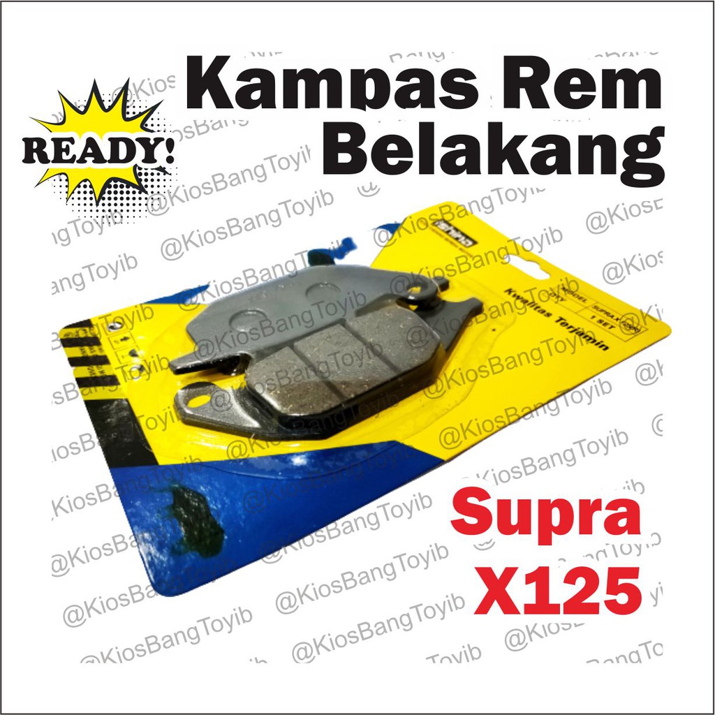 Kampas Rem Cakram Discpad Belakang Honda Supra X125/Tiger/Vixion New/Satria FU/Verza/Megapro ★ISHIMA