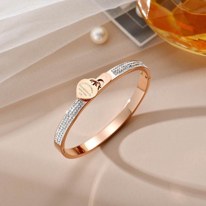 Bangle love titanium korea anti karat