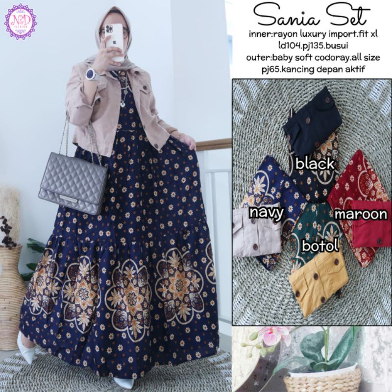 SETELAN WANITA SANIA SET BY ND