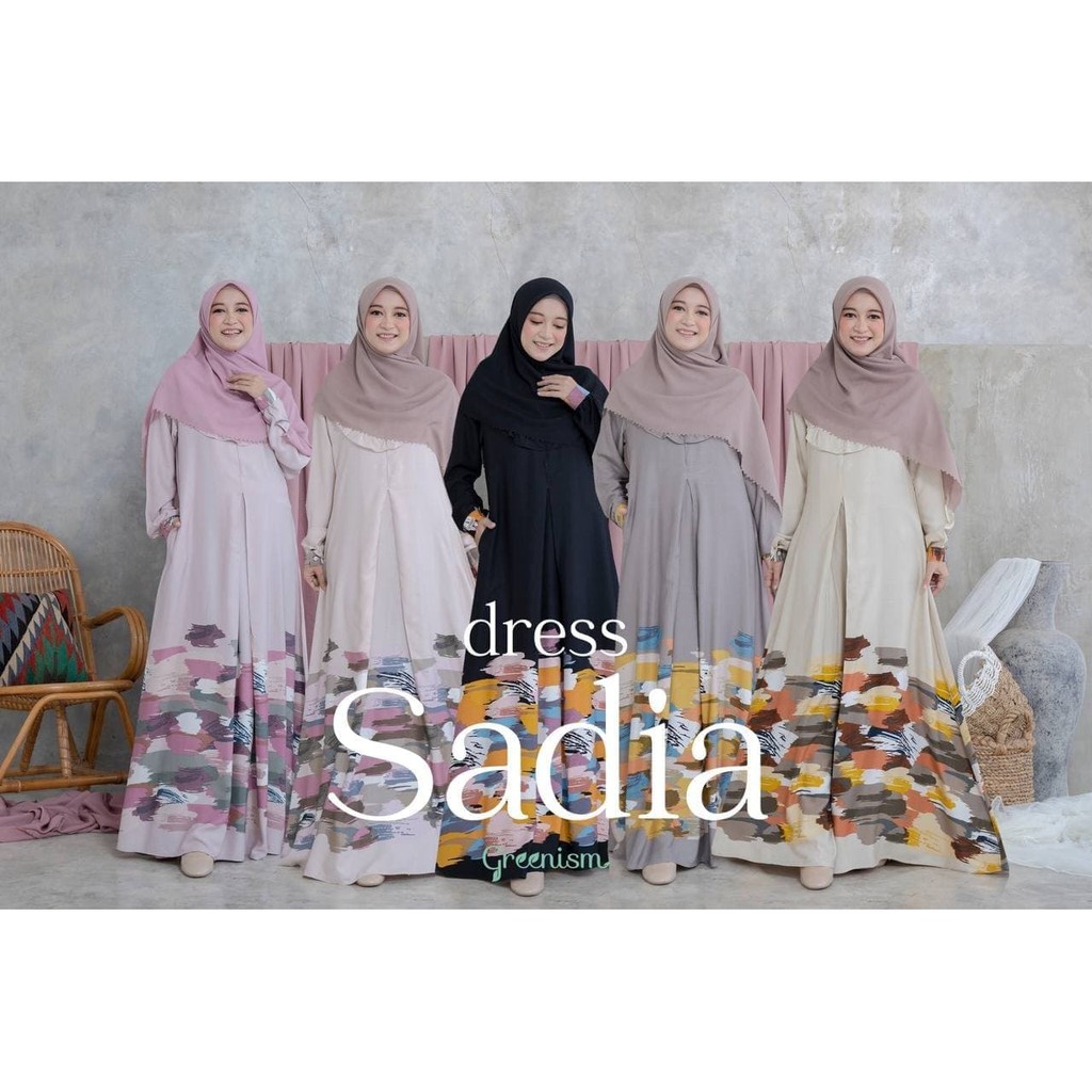 Greenism Gamis Sadia Quality Premium Syari'i Dress