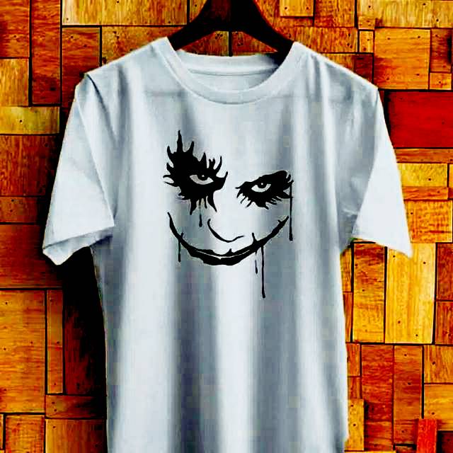 VIRAL JOKER MURAH unisex Polyester Joker t shirt kaos VIRAL JOKER MURAH unisex Polyester Joker t shirt kaos